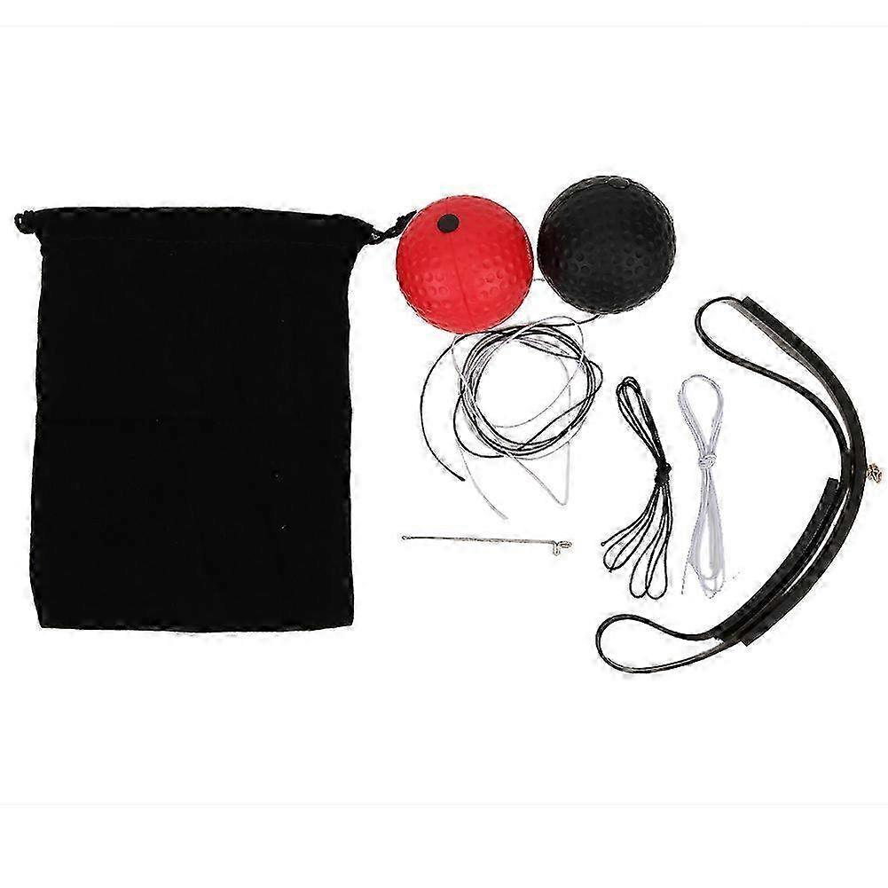 Head-Mounted Boxing Training Speed Ball with PU Foaming Rubber - Fitness Equipment Headband for Enhanced Agility & Coordination