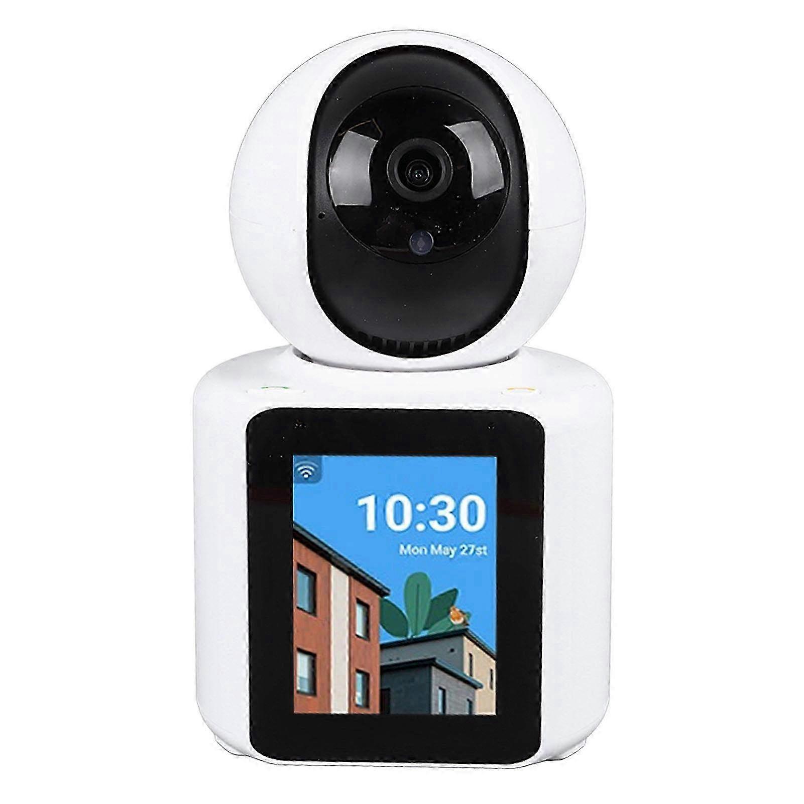 1080P Indoor Video Camera with 2.8-Inch HD Screen - Remote Video Call & Pet Monitoring Security Camera