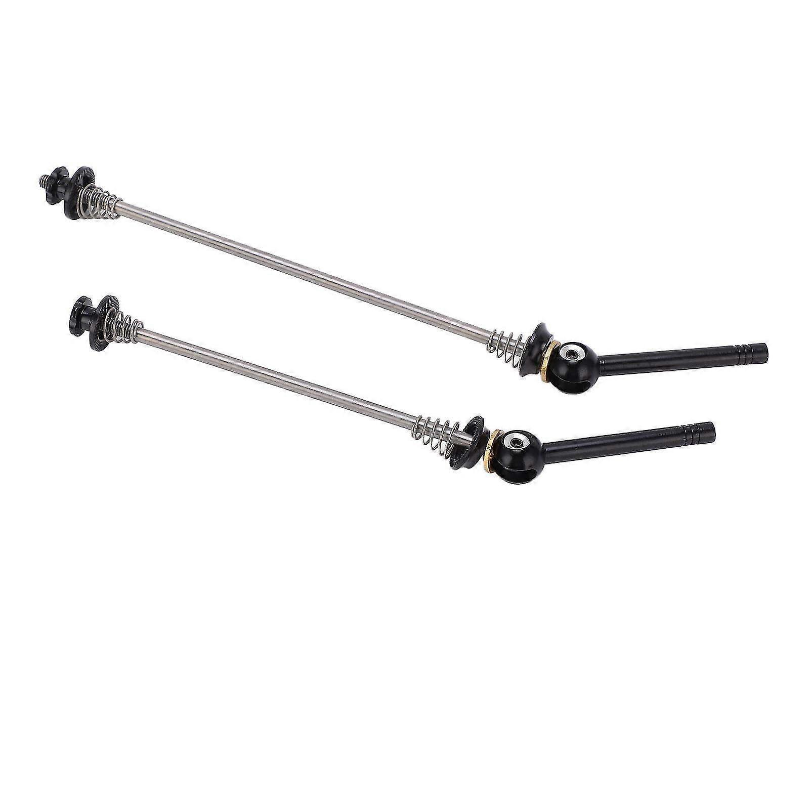 Lightweight Quick Release Skewers Set for Bicycle Wheel Hubs - Pair of Bike Skewers for Weight Reduction and Easy Wheel Removal