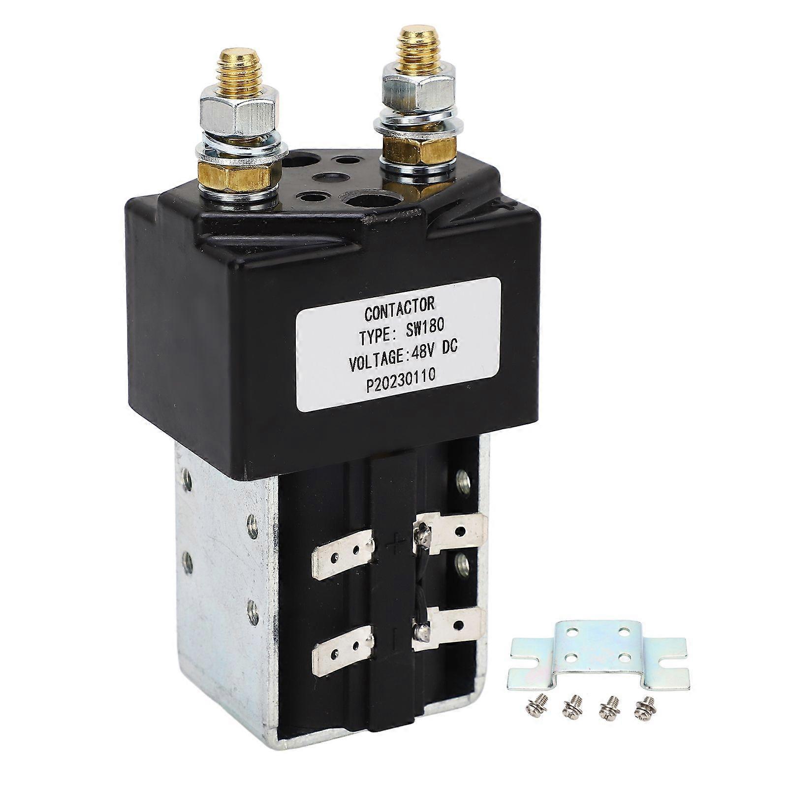 Solenoid contactor 48V DC SW180 pentru sarcini grele pentru stivuitor și cărucior de golf