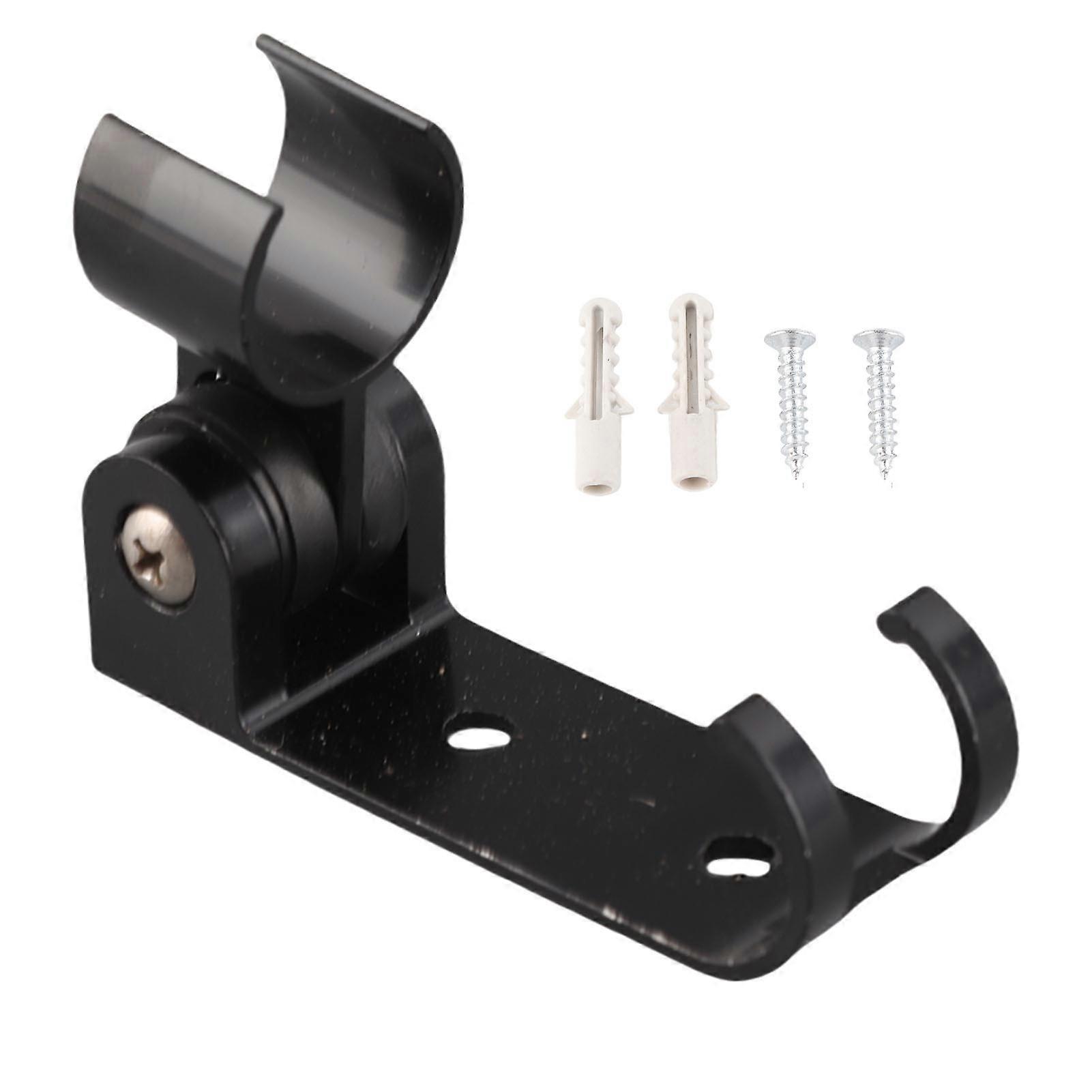 Adjustable Shower Head Holder Wall Mounted Space Aluminum Bracket for Bathroom Universal Fit Rustproof Easy Installation