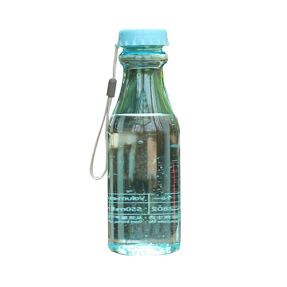 Water Bottle, Reusable and Transparent for Office and School, With Carrying Strap