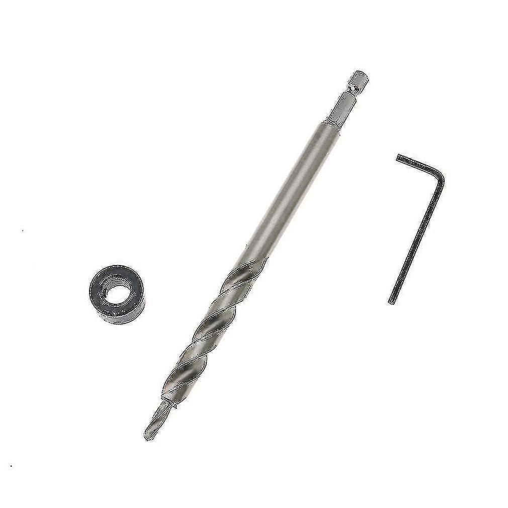 1/4" Hex Twist Drill Bit Step Set for Pocket Hole Jig Guide