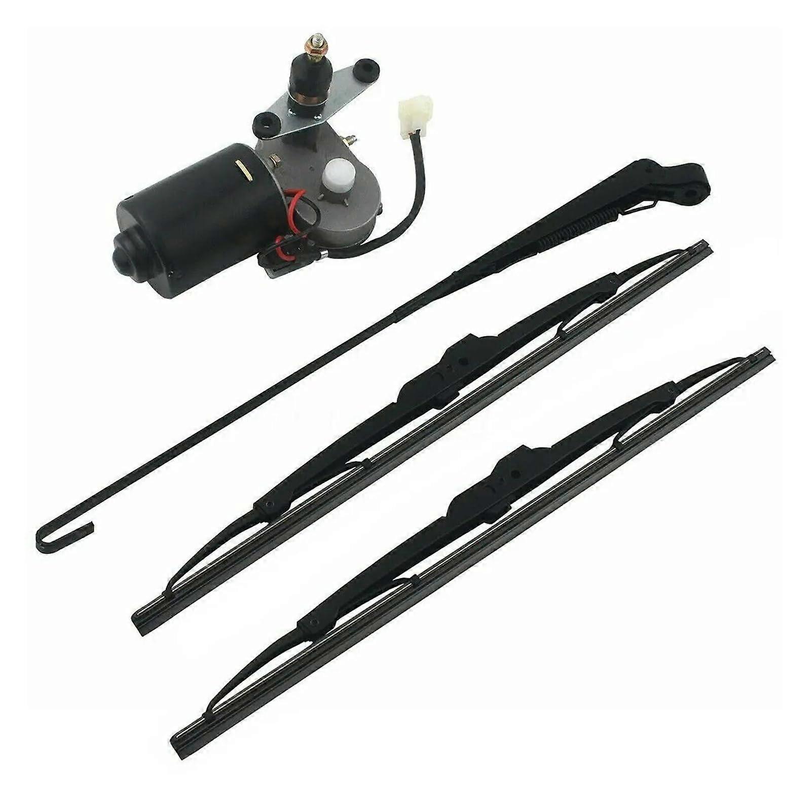 Polaris Ranger RZR 900 Can Am UTV Windshield Wiper Motor Kit Automotive Parts 1 Set Wiper Motor with Wiper Blades Electric Windscreen Wiper Motor