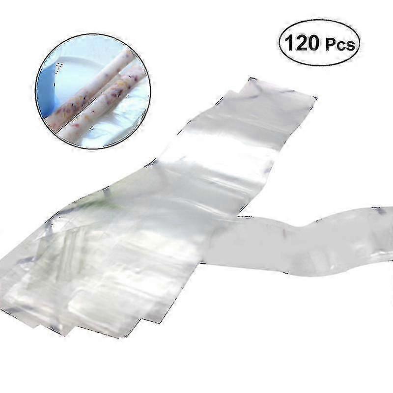 120pcs المتاح كيس عصا الثلج أكياس عصير الجليد أكياس المصاصة الجليد الآيس كريم دي أكياس حلوى الجليد الذاتي ختم أكياس الجليد العفن صنع أكياس