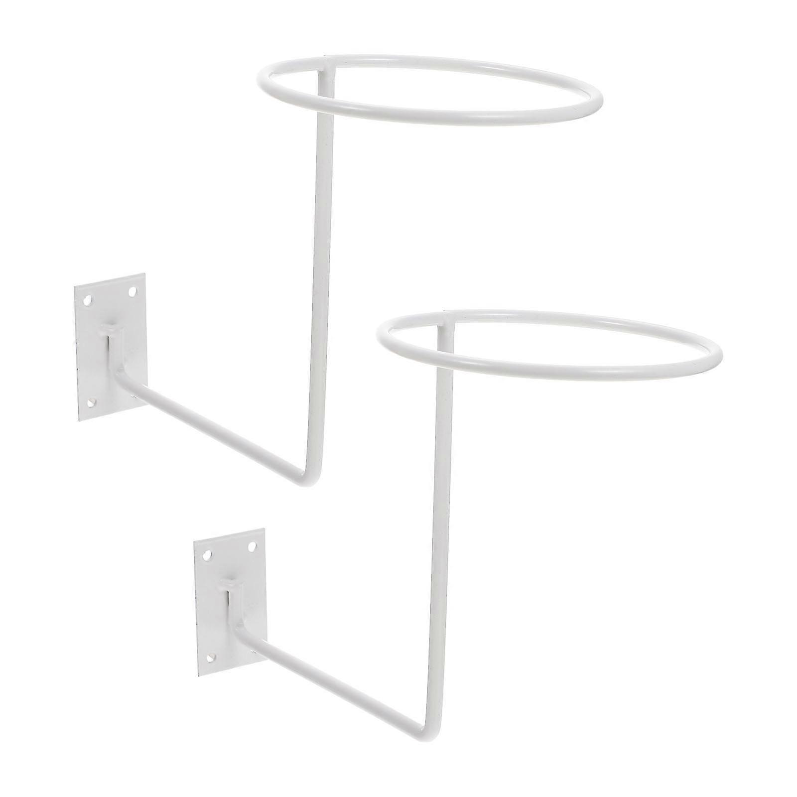 Motorcycle Wall Rack 2pcs Carbon Steel Multi Functional Storage Stand with Hooks for Caps, Jackets, and Small Items Black Finish