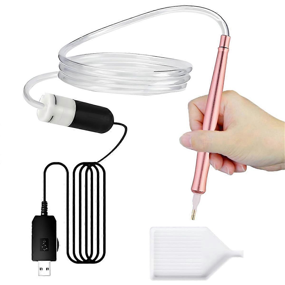 Electric Vacuum Diamond Art Pen with Adjustable Suction, Diamond Art Painting Pen Without Wax, Diam