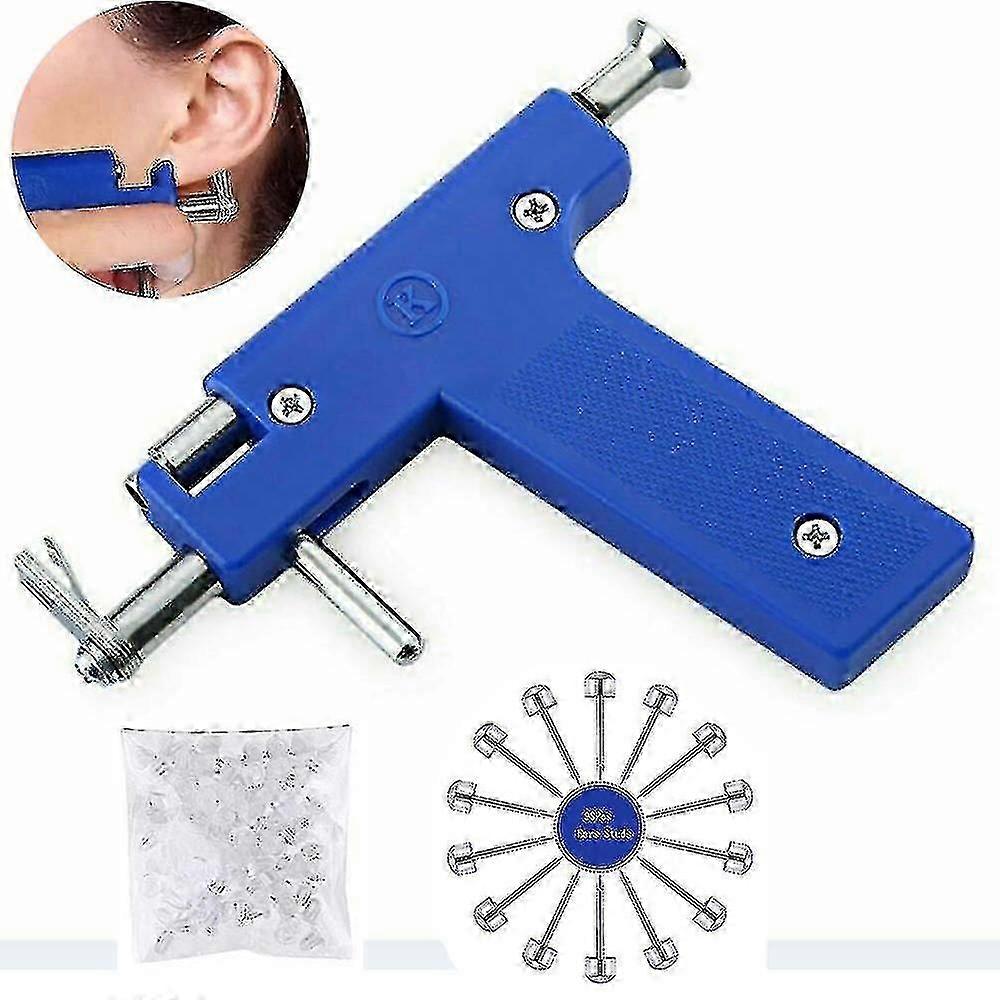 Ear Piercing Gun with 98 Pcs Studs Kit for Ear Nose Navel - XXF Machine