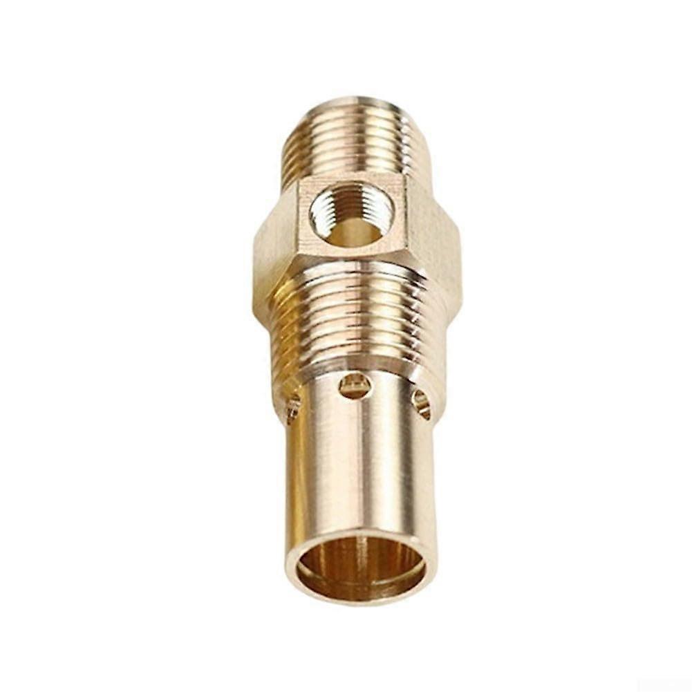 Check valve for air compressors with zincbrass construction and standard thread options (brass)