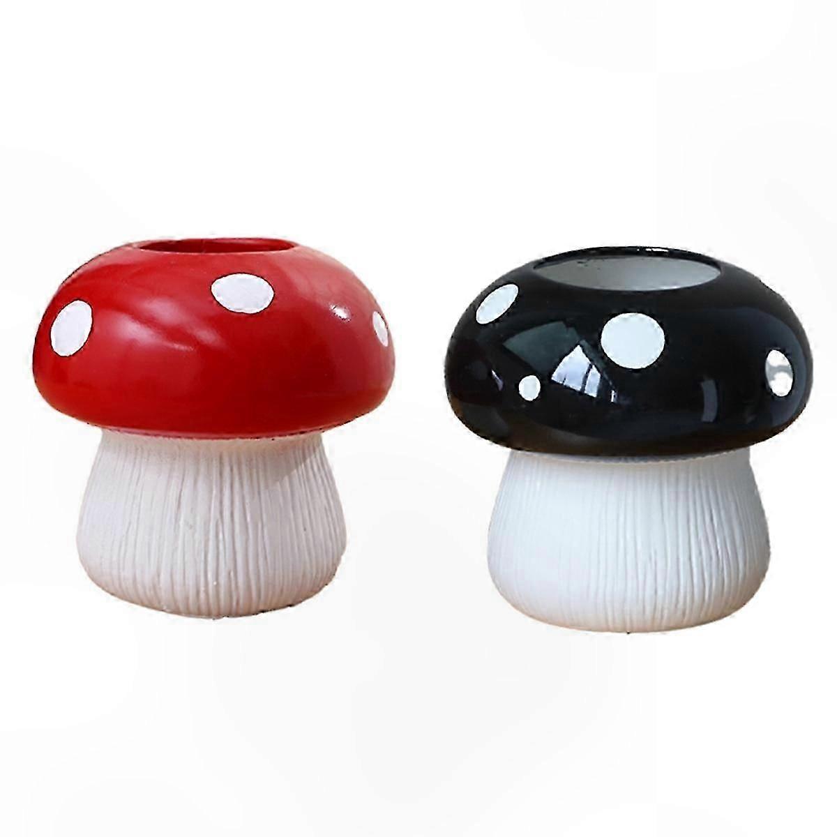Customizable Mushroom Vase for Home Decor and Hydroponic Flower Arrangements