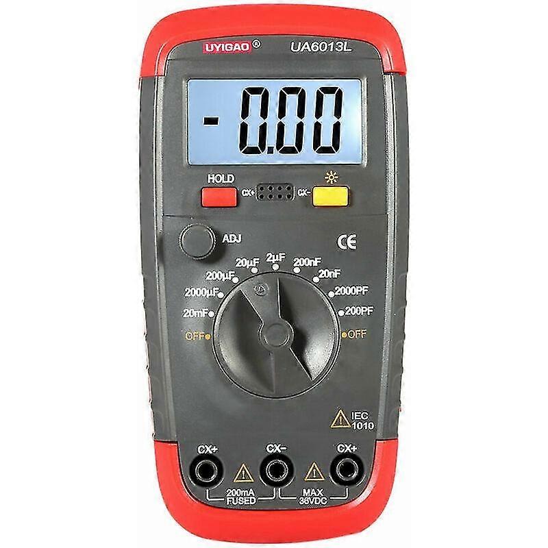 UYIGAO UA6013L High Precision Digital Capacitance Tester - Capacitor Measurement - LCD Display