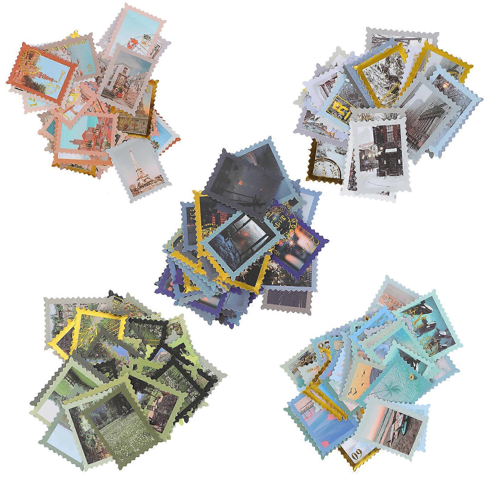 Scrapbook Stickers Decorative Stickers for Travel Diary Multi Paper Material Diy 200Pcs