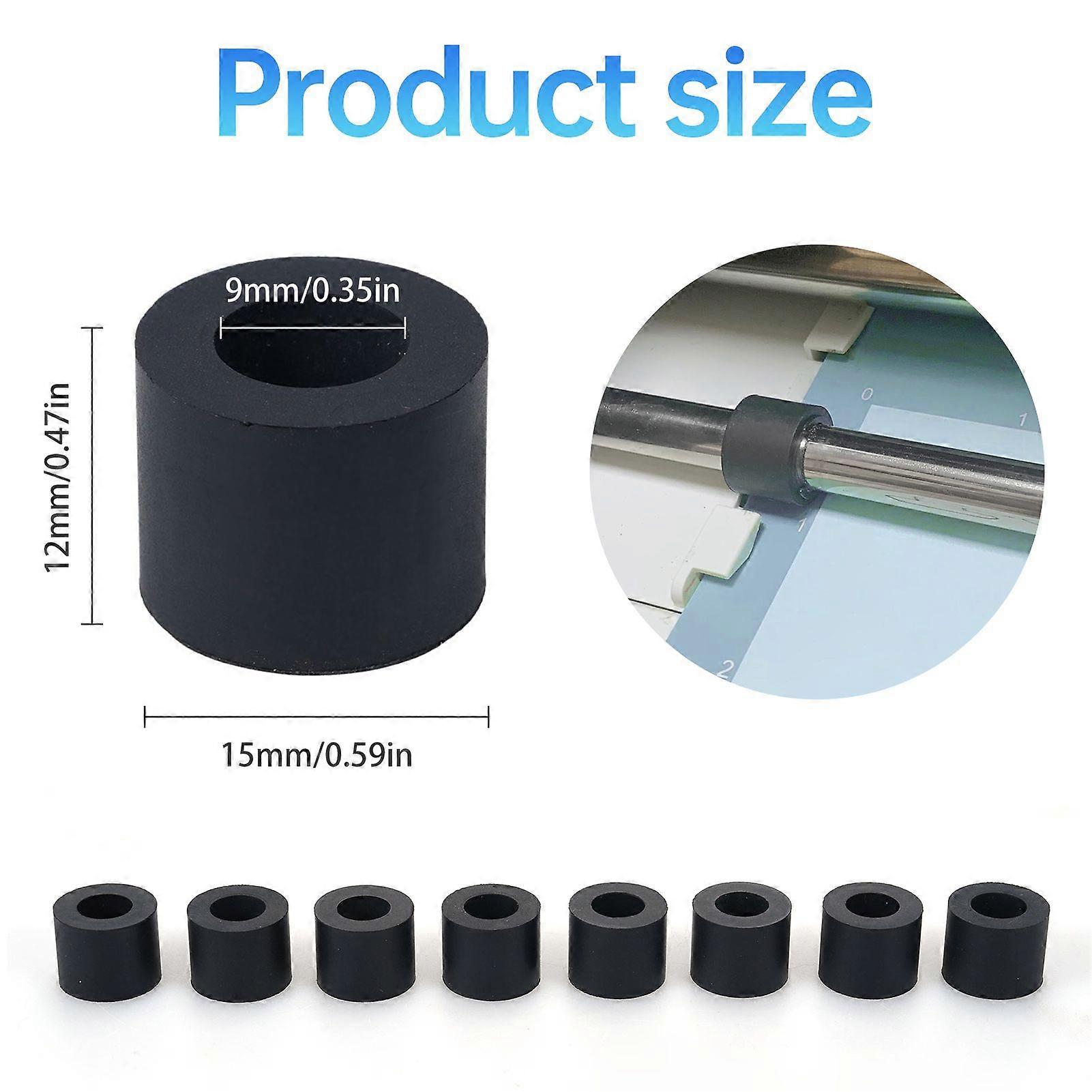 8PCS Rubber Roller Replacement Compatible with Maker /Maker 3 / Explore Air2 Air1 Durable and Long-Lasting Accessories