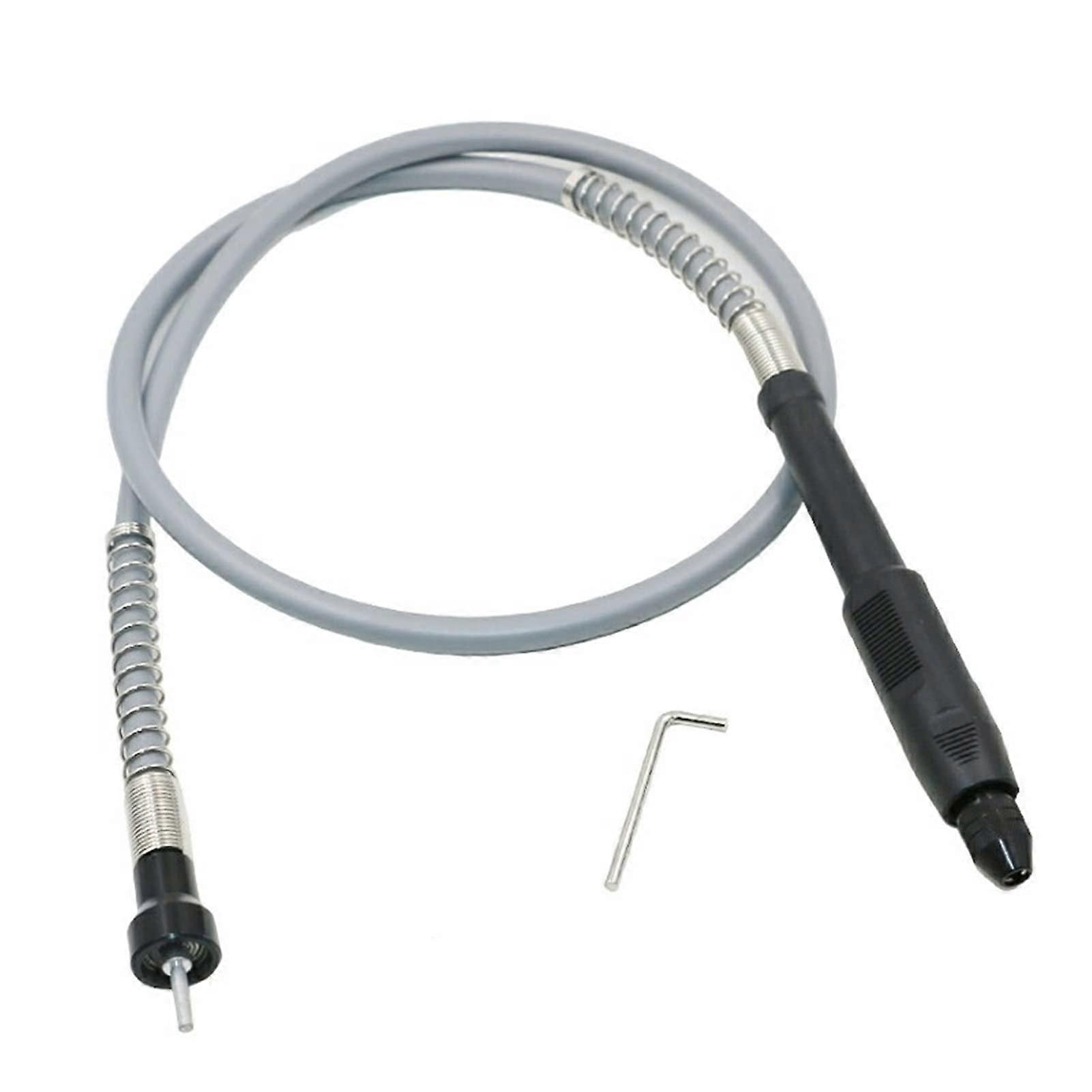 Corded Electric Flexible Drill Grinder Extension Shaft 107cm with L Key for Rotary Tool 0.3-3.2mm