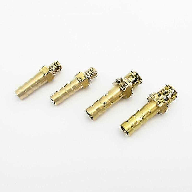 Pipe Connectors Hose Barb Male Thread Brass Pipe Fitting Coupler Co...