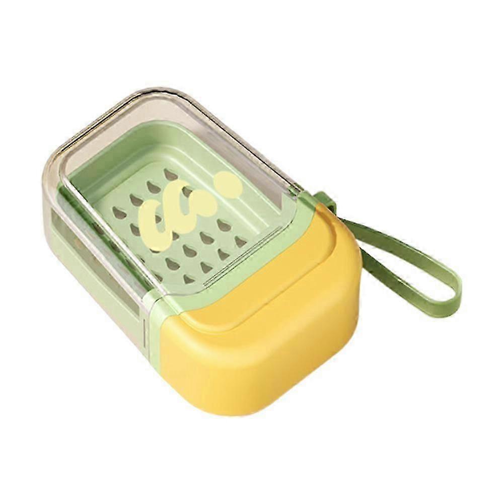 Portable Dopamine Soap Box Cartoon Soap Container Keep Soap Dry