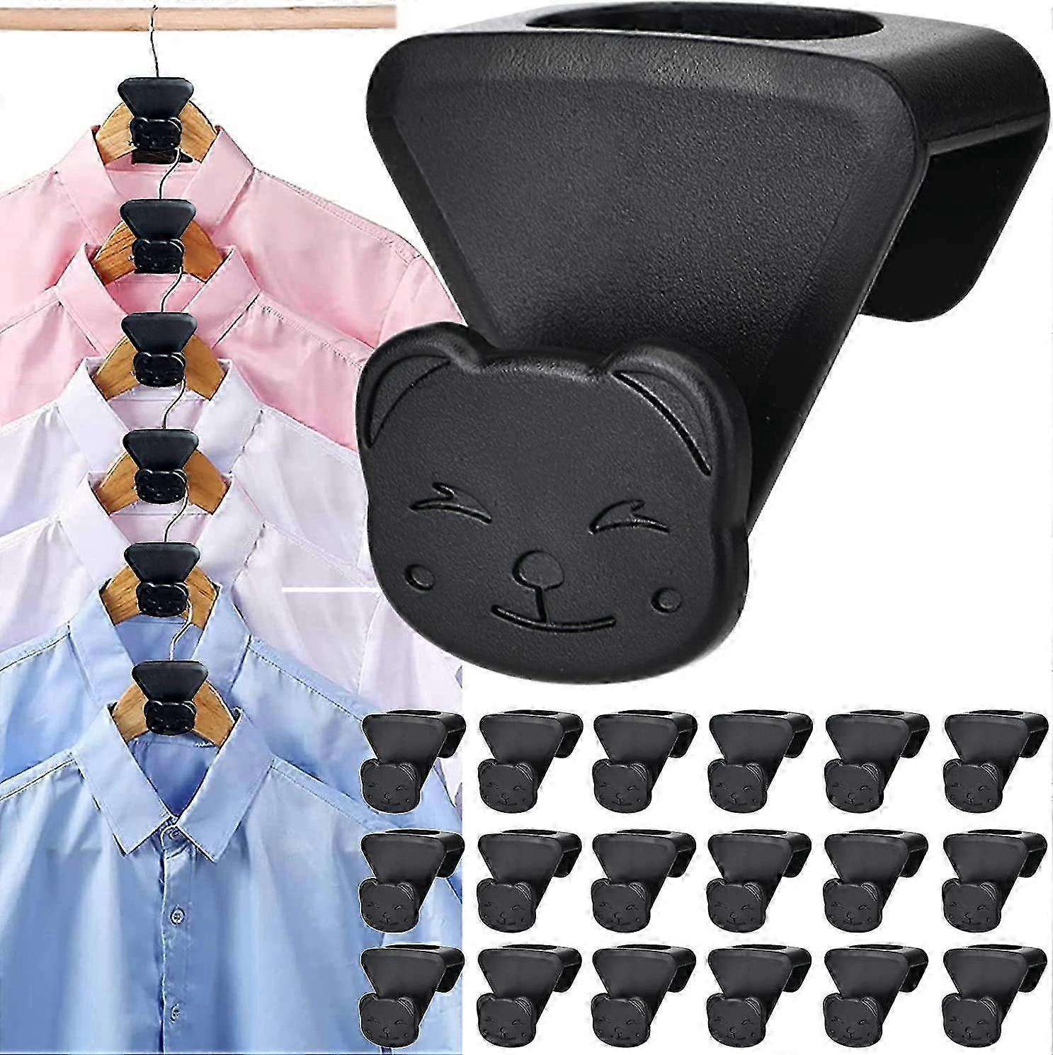 Space Saving Hanger Hooks, Clothes Hanger Connector Hooks for Organ...