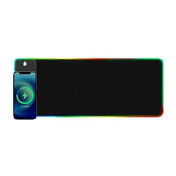 Luminous Mouse Pad, Gaming Pad, Waterproof Wireless Charging Mouse Pad, 800*300mm
