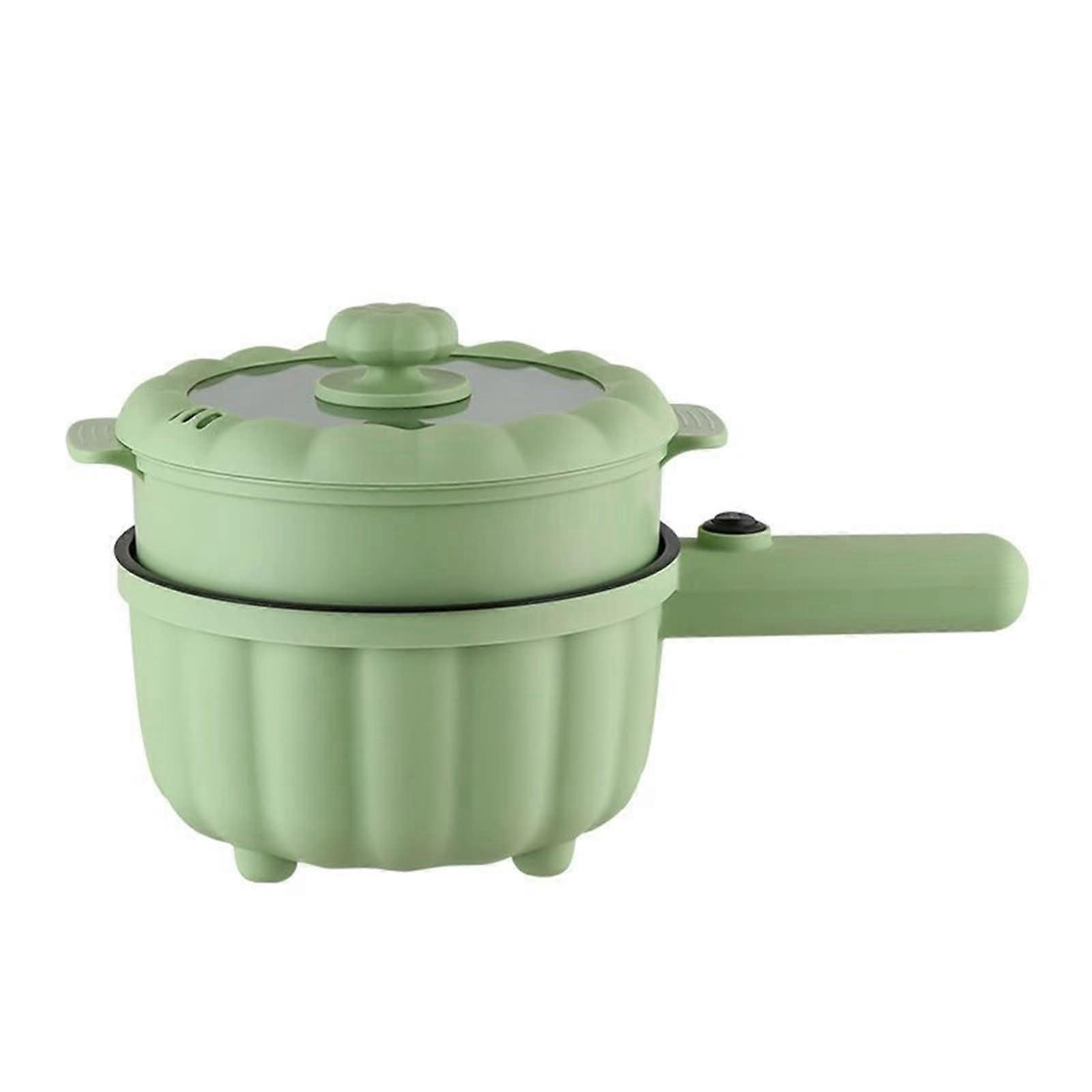 2L Electric Hot Pot with Steamer, Portable Non-Stick Cooker for Ramen, Pasta, Eggs, and Soup, Travel-Friendly Kitchen Appliance