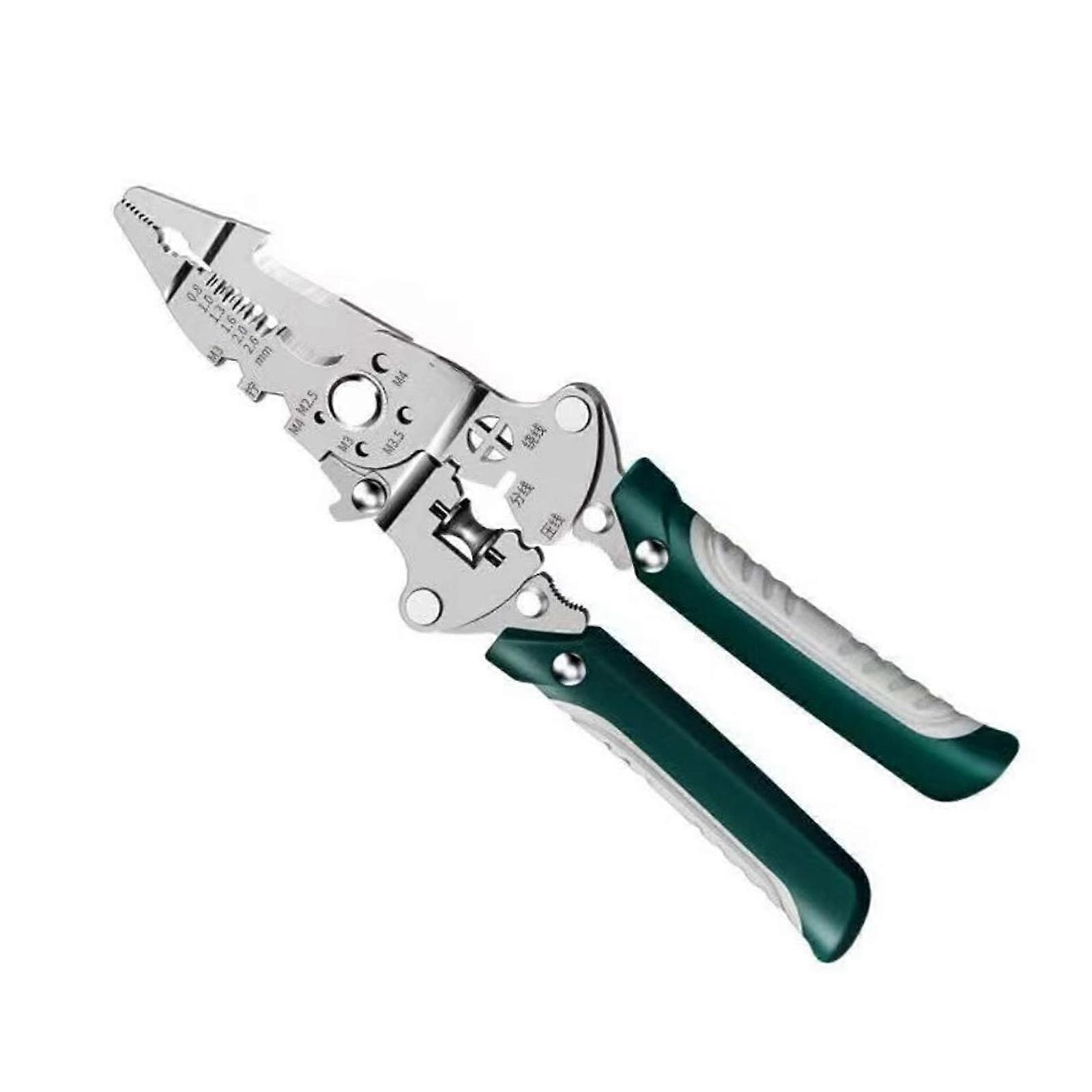 Space Saving Folding Wire Stripper MultiTool Ergonomic Grip Precise Blade For Home Repairs And Industrial Projects Multicolor