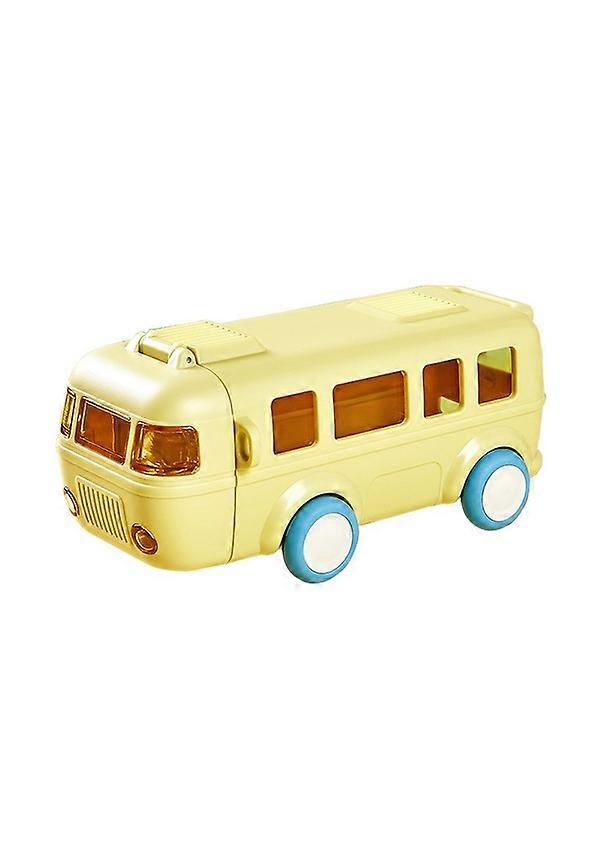 Bus Wagon Kinder Straw Wasserbecher - Gelb