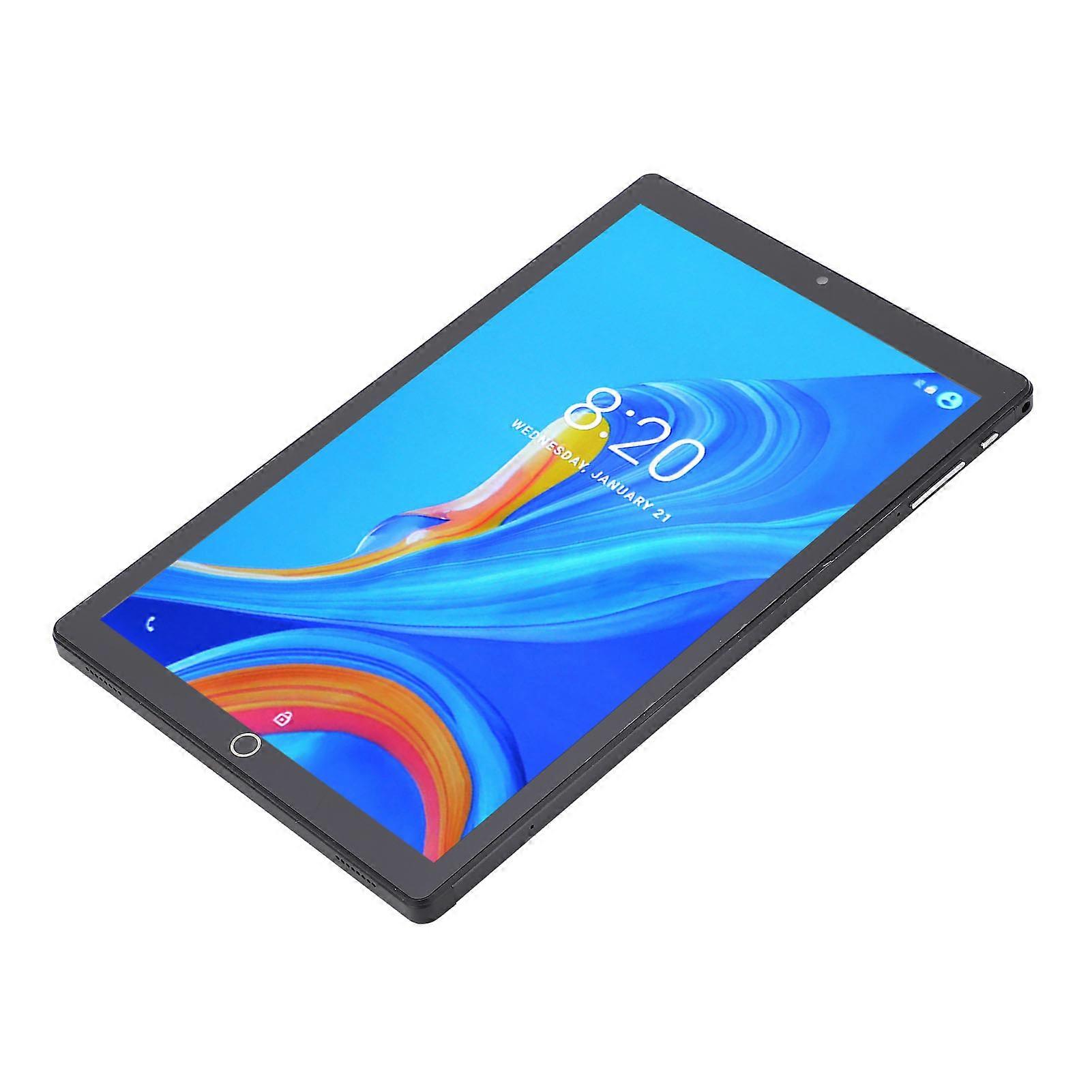 10.1 Inch 6GB RAM 128GB ROM Android 12 Tablet PC Black US Plug