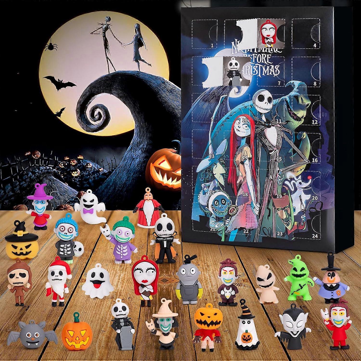 2025 Halloween Advent Calendar, Advent Calendar with 24 collectibles for kids, adults, and teens, Halloween countdown calendar, decorations, gifts