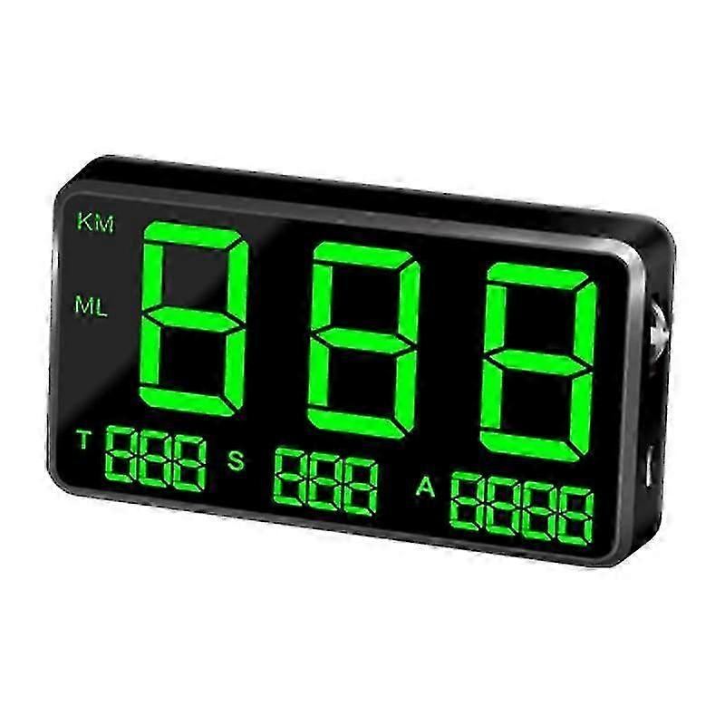 Car Gps Speedometer Head Up Display Overspeed Mph/km/h Warning Alarm