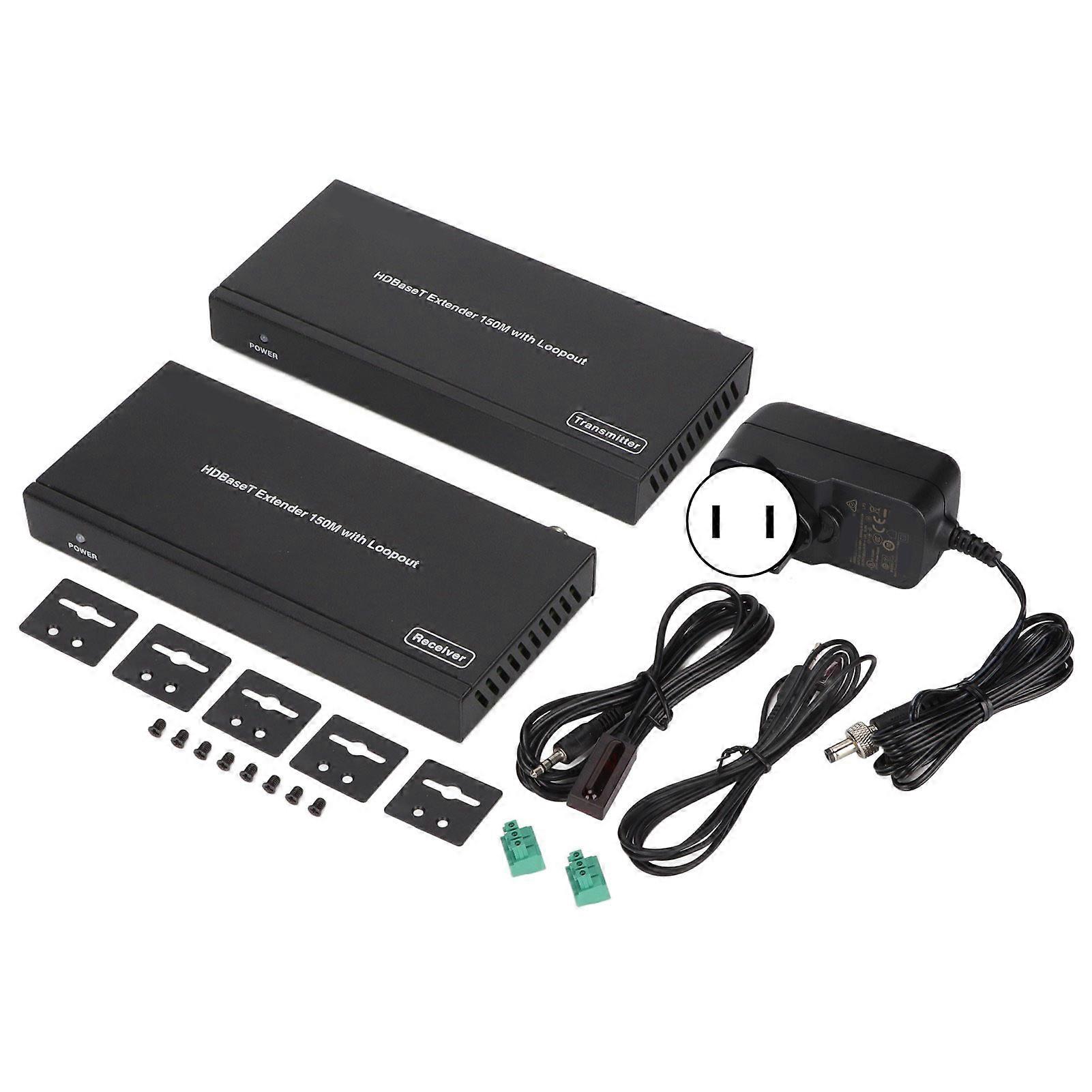1080P HD Multimedia Interface Extender 492ft, Loop Output, AV Splitter for Home Theater