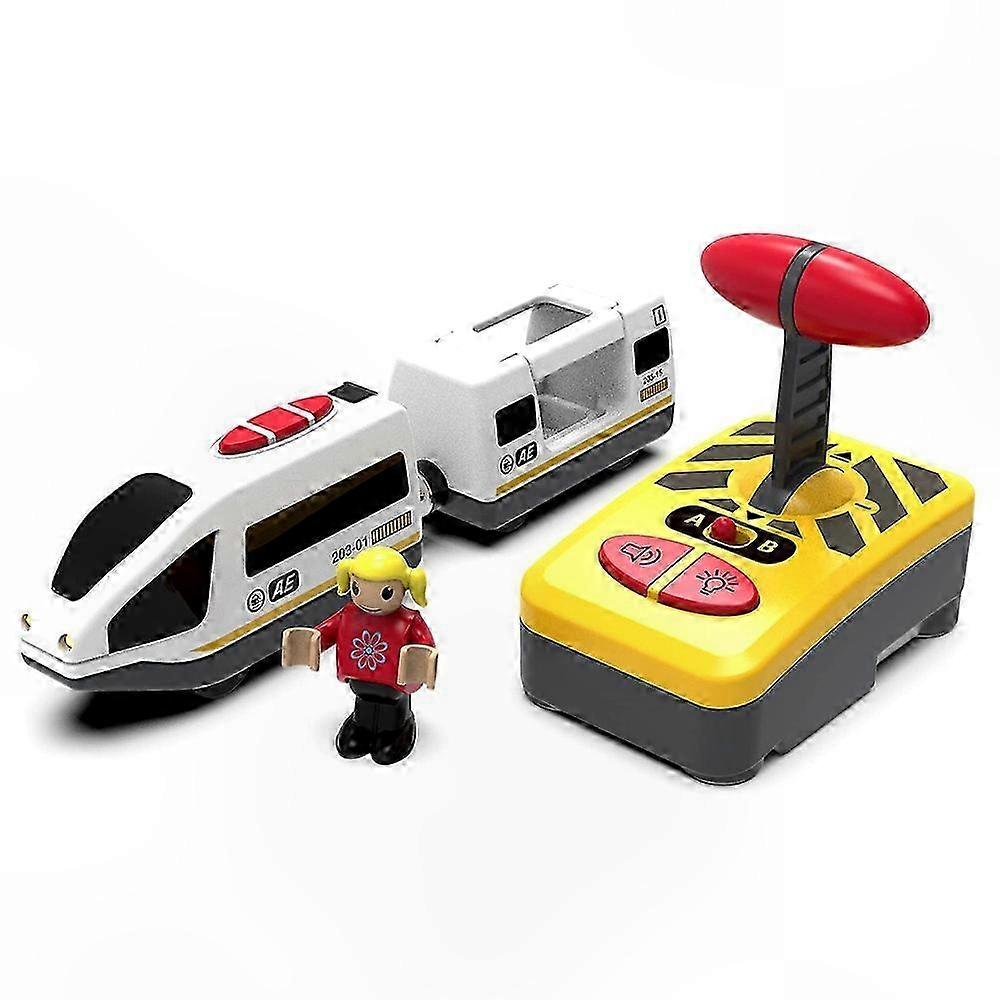 Electric Train Toy for Kids - Remote Control Model Train with Eonal Track System Compatible with Universal Railways