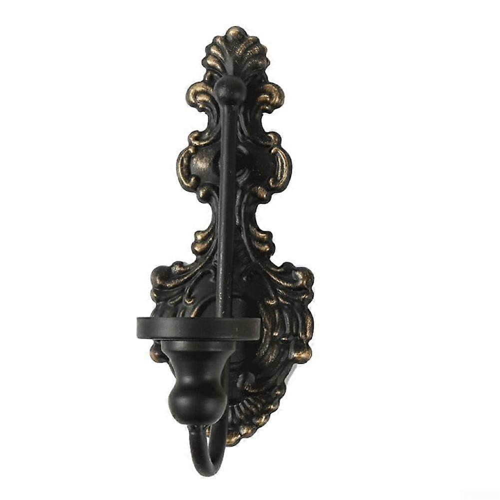 Candle Sconces Rustic Finish Black Vintage Style Easy Install Wall Sconces