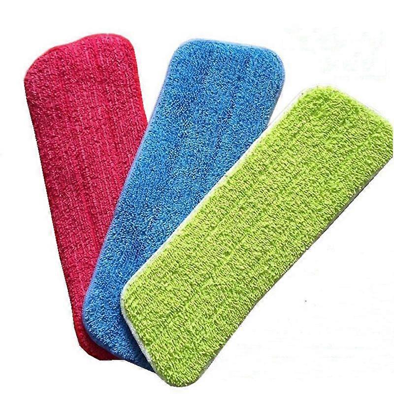 Dust Mop Pad, Mop Replacement Pads 3 Pieces Different Colors Washable Reusable