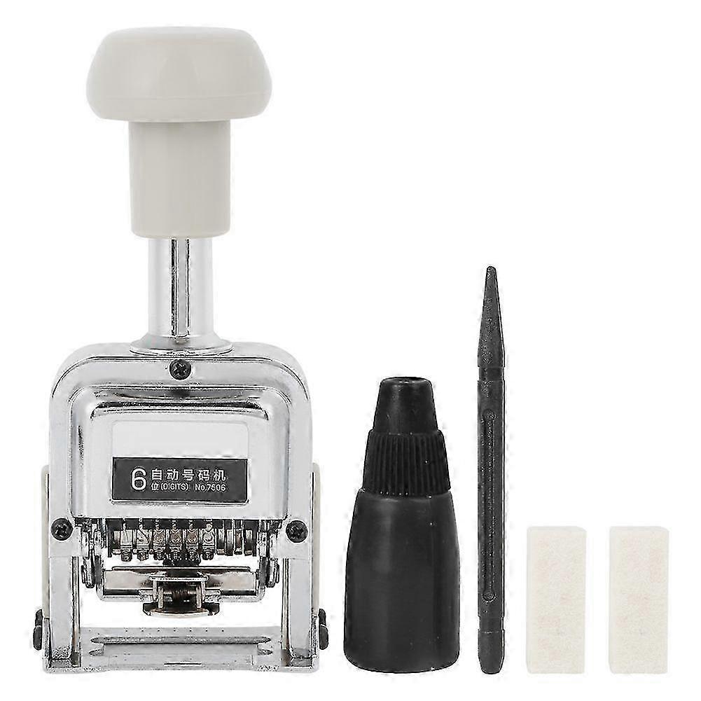 2025 Latest Model Automatic Numbering Machine 7506 6-Digit Number Coding Page
