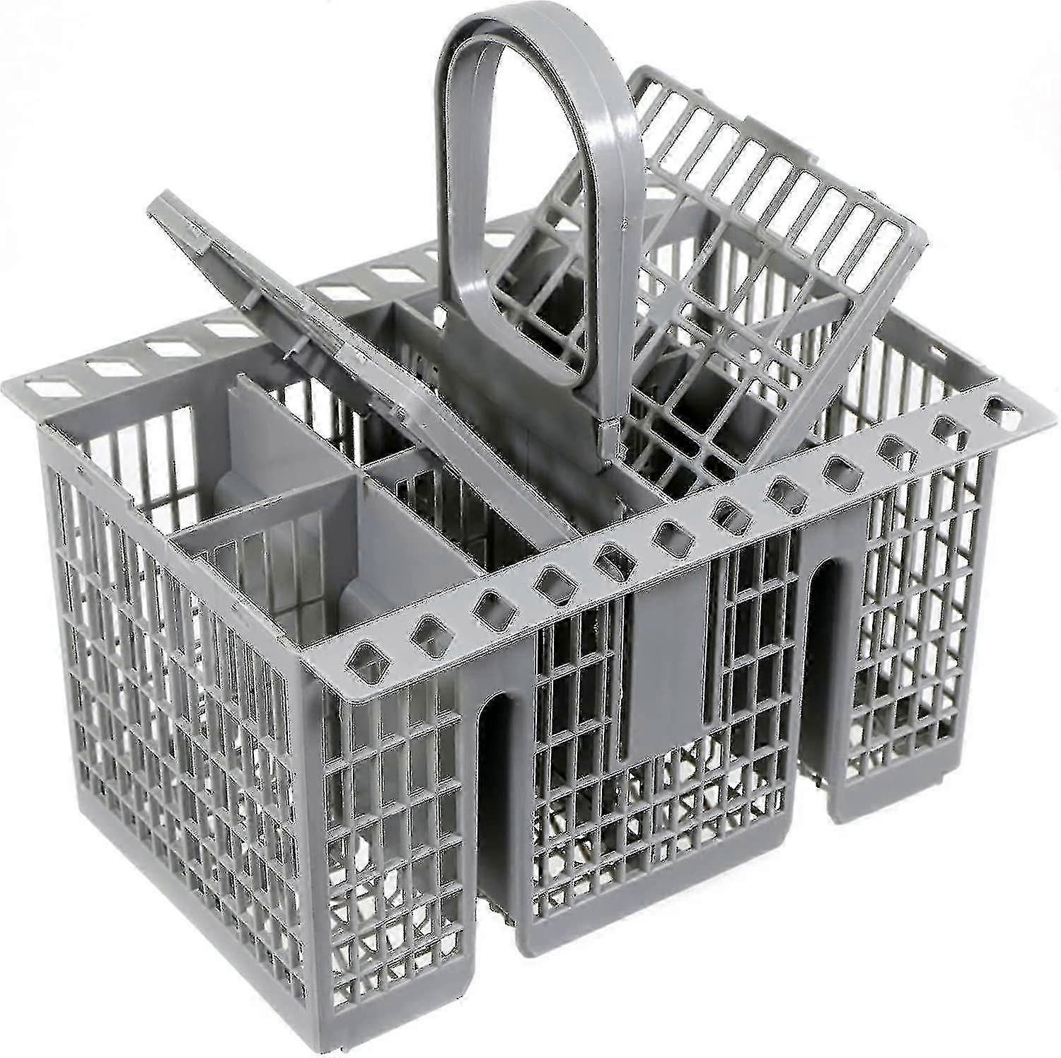 Dishwasher Cutlery Basket Removable Handle Kitchen Organizer