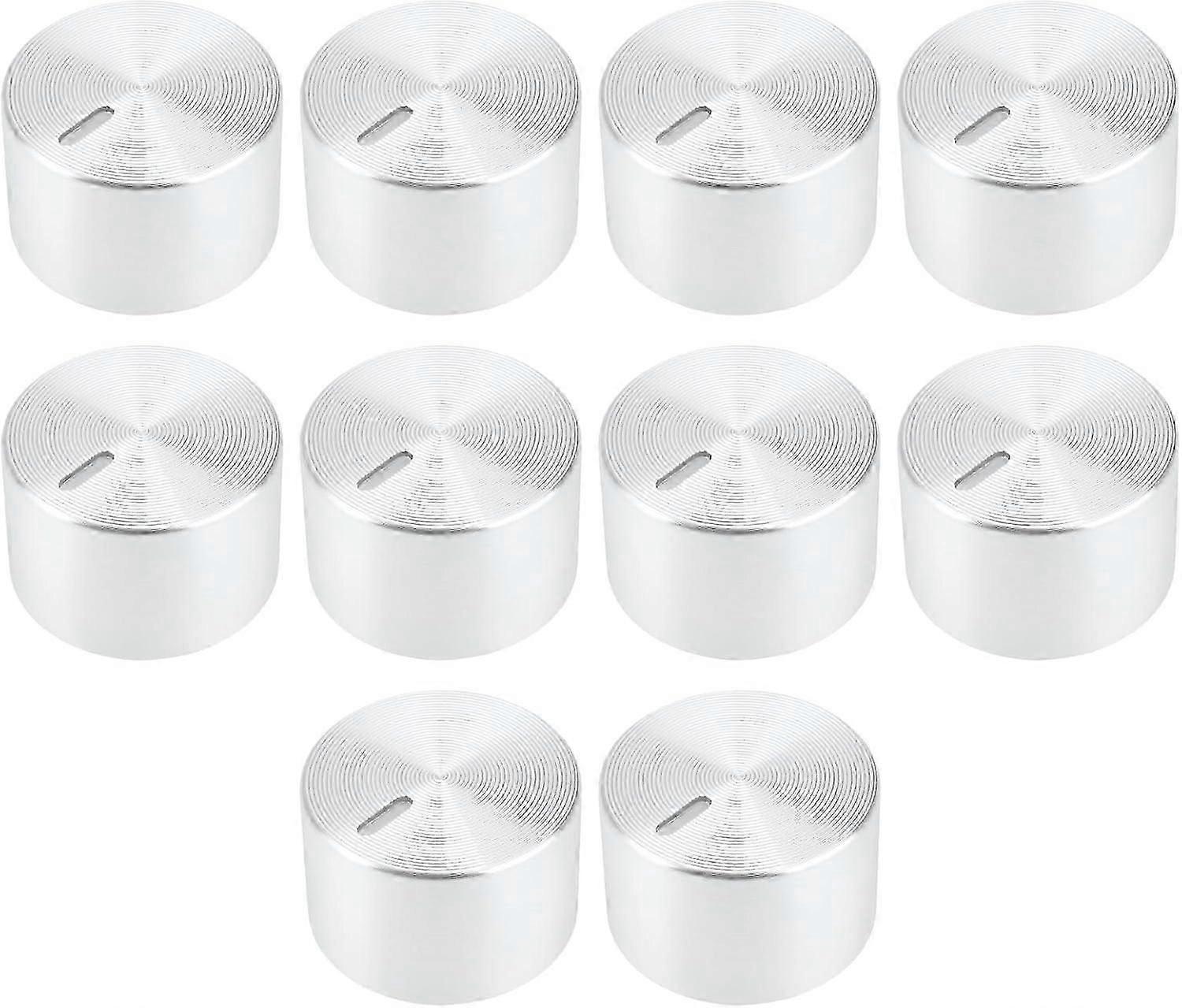 10pcs Gas Stove Knobs 8mm Universal Aluminum Alloy Round Knobs Metal Gas Hob Switch Cooker Knobs Cooking Panel Handles Buttons