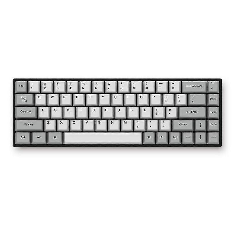 Qwert Silent Wired Mechanical Keyboard pink switch