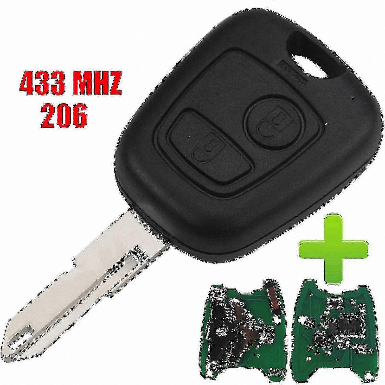 Τηλεχειριστήριο αυτοκινήτου 433MHz ID46 για Peugeot 107, Citroen C1, Aygo 2005-2014