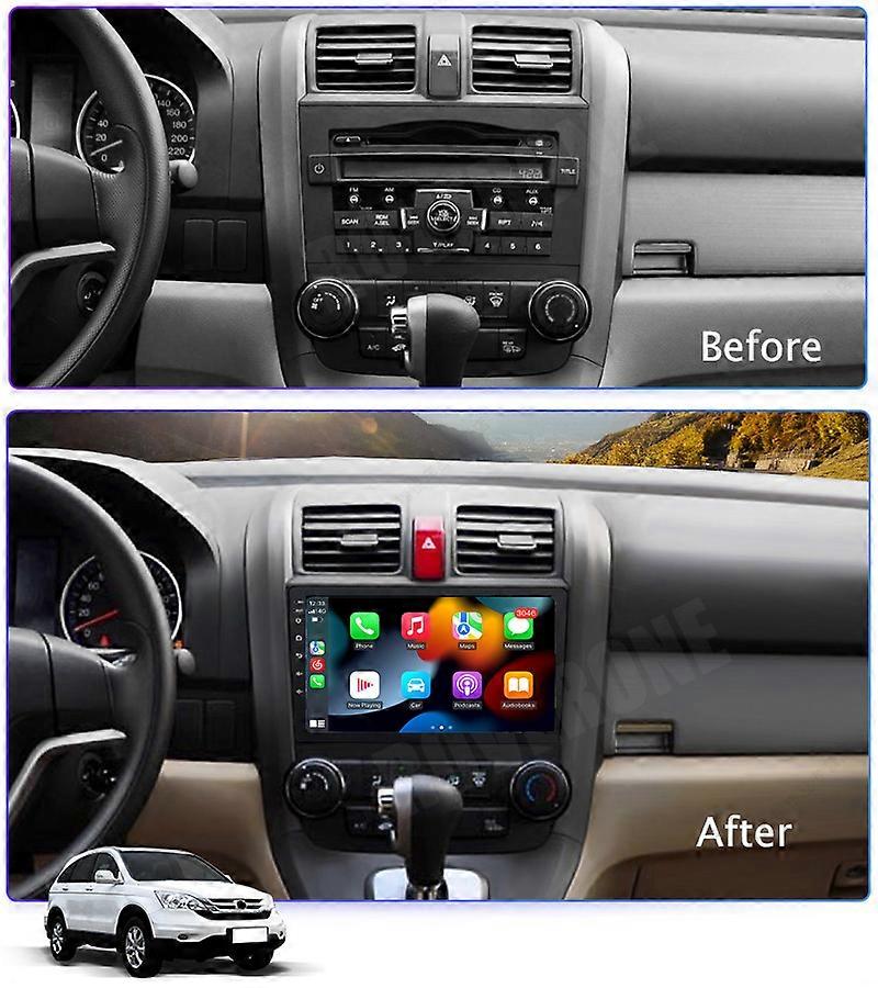 Car Multimedia Player For Honda CRV CR-V 3 RE 2006 - 2012 CarPlay Android Auto Stereo Radio GPS Navigation Autoradio Bluetooth 2Din Video Touch