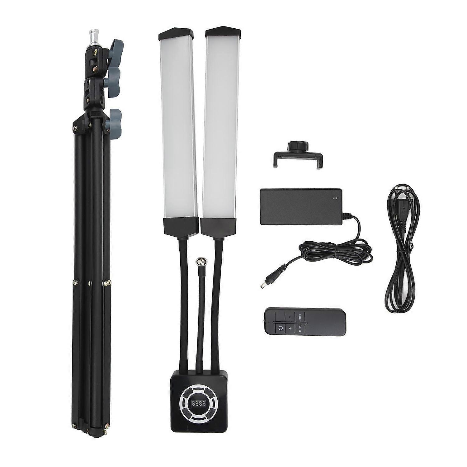 Feature:
1. Dual Arm LED Fill Light: Featuring 196 LED beads and a 40W power output, this LED fill l
