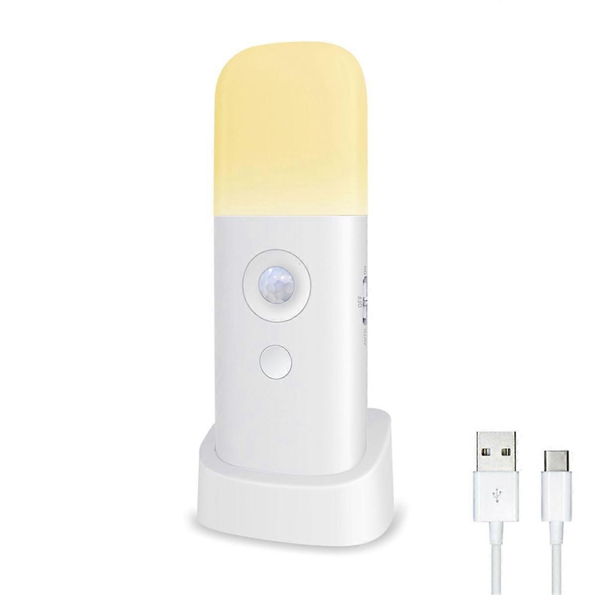 Motion Sensor Night Light, Dimmable LED Night Light, Yellow Light