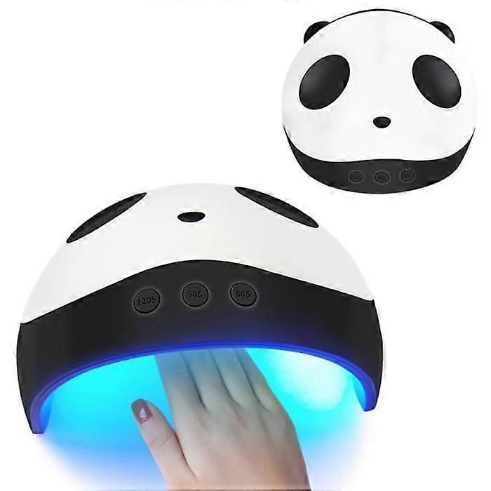 Panda Shape UV Nail Polish Lamp - 36W 12LED - 3 Speeds - Induction Function