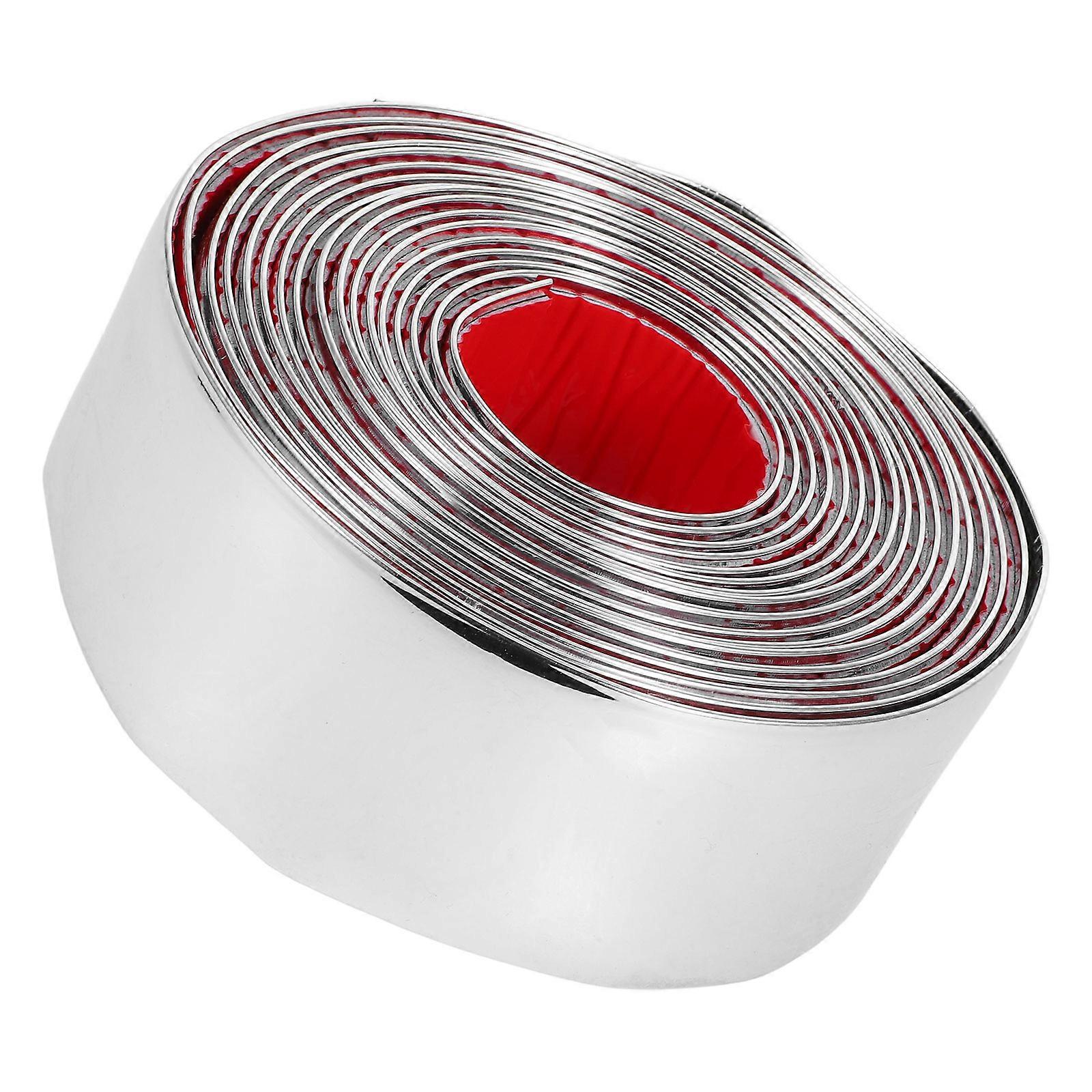Moulding Trim Wall Trim Molding Ceiling Border Mirror Border Caulk Tape Silver 500cm Length Flexible Strip Home Decor 1 Roll