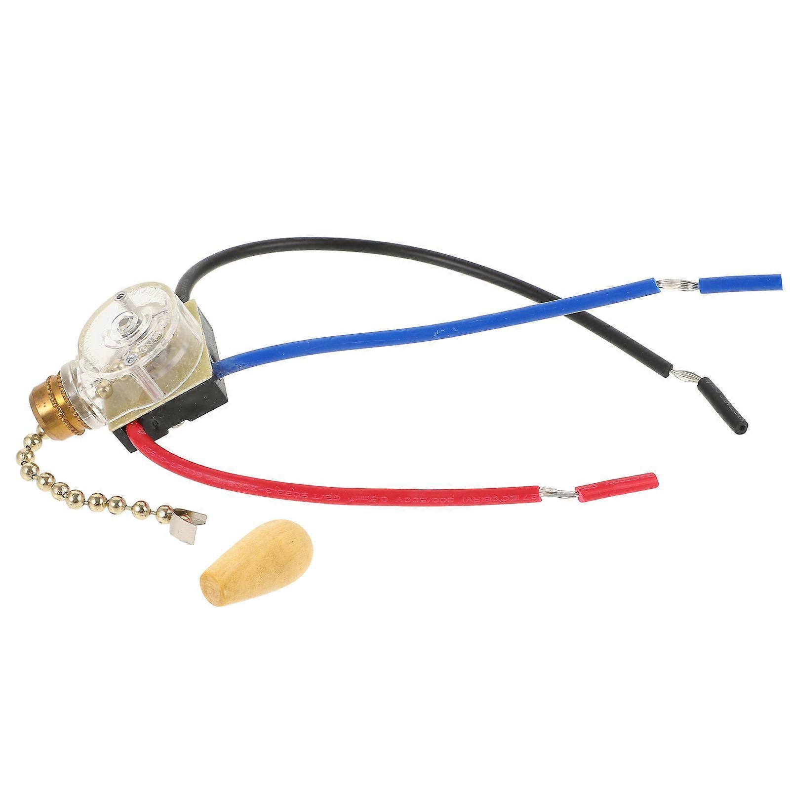 Ceiling Fan Pull Chain Switch Replacement for Light Control with 5Pcs