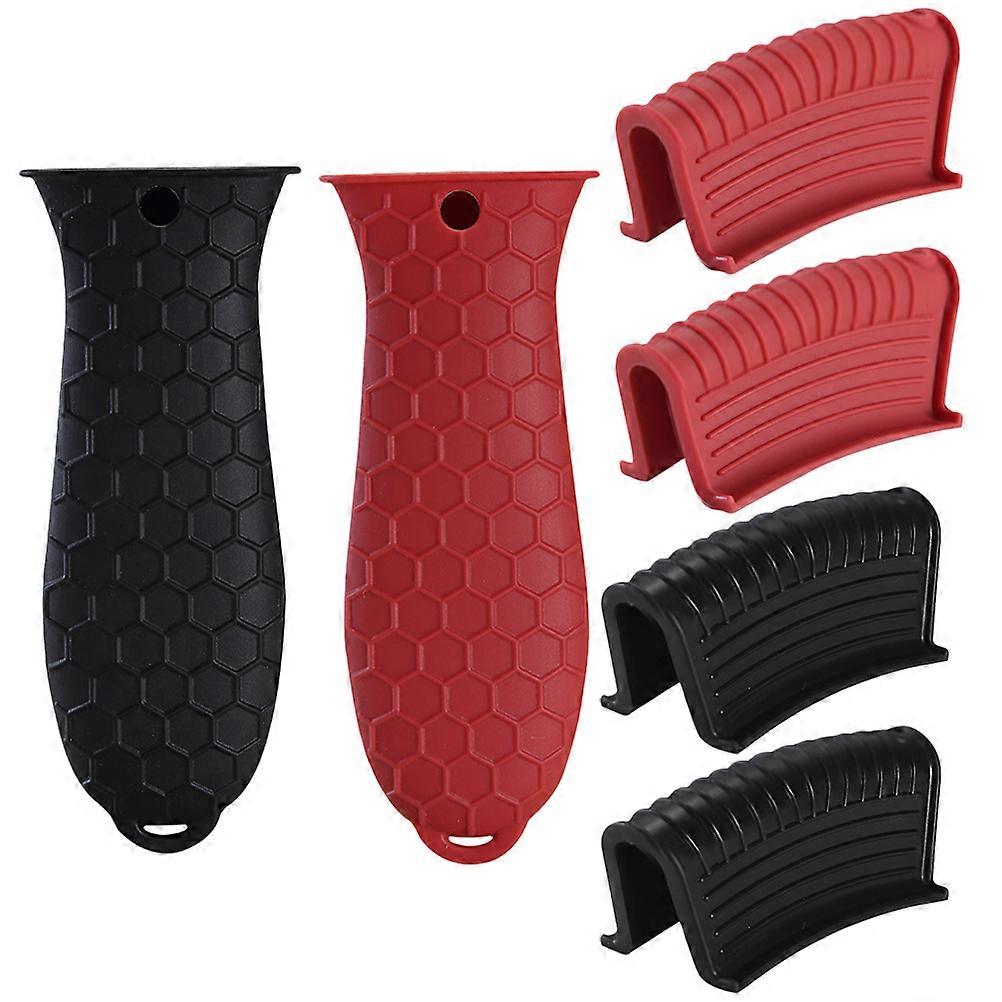 Silicone Pot Holders Pot Handle Holders for Anti-Scalding 2Sets