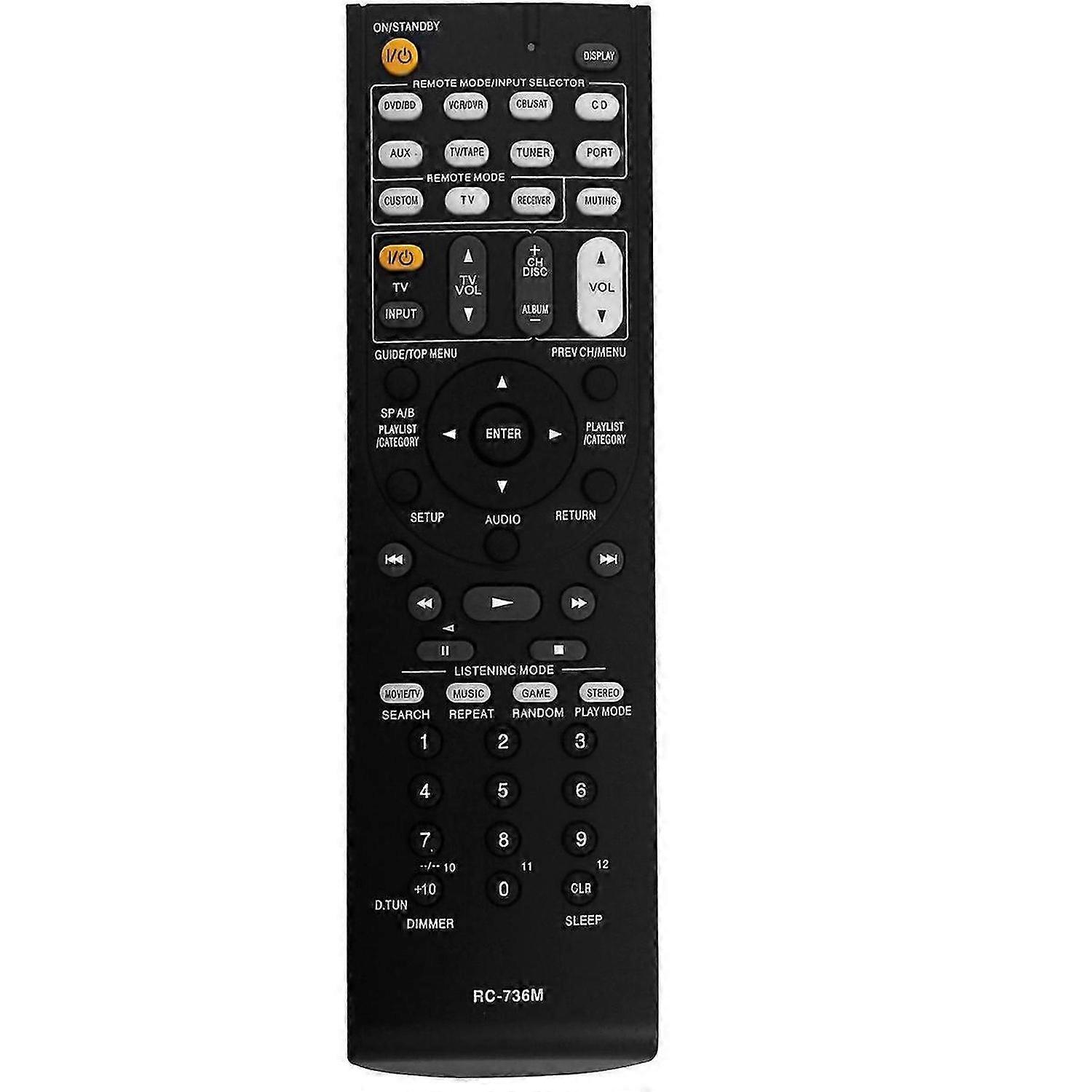 RC-736M Replace Remote for Theater System HT-R570 HT-S5200 HT-S5200B -570 -570 LSKF-570R LSKR-570R -
