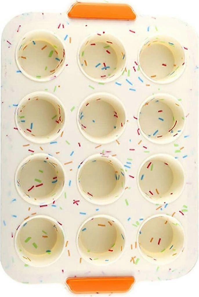12 cups non-silicon baking sheet, non-cardboard, minimizing