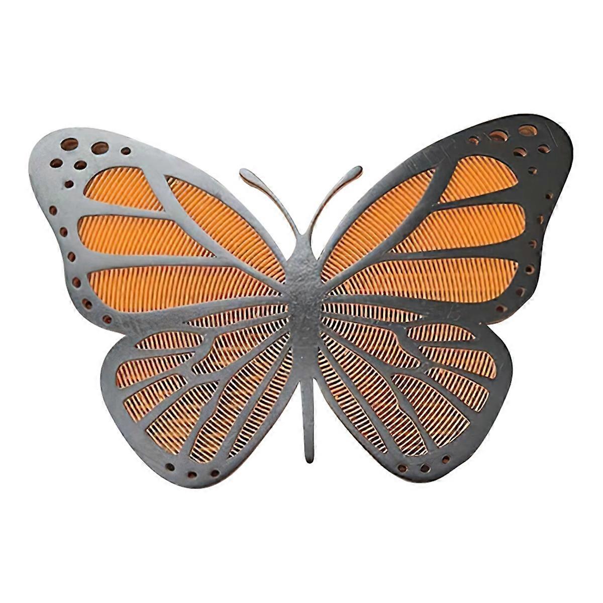 Reusable Multi-Purpose Bees Watering Station Butterfly-Shaped Floating Pollinator Butterflies Bees Waterer Bath Tray