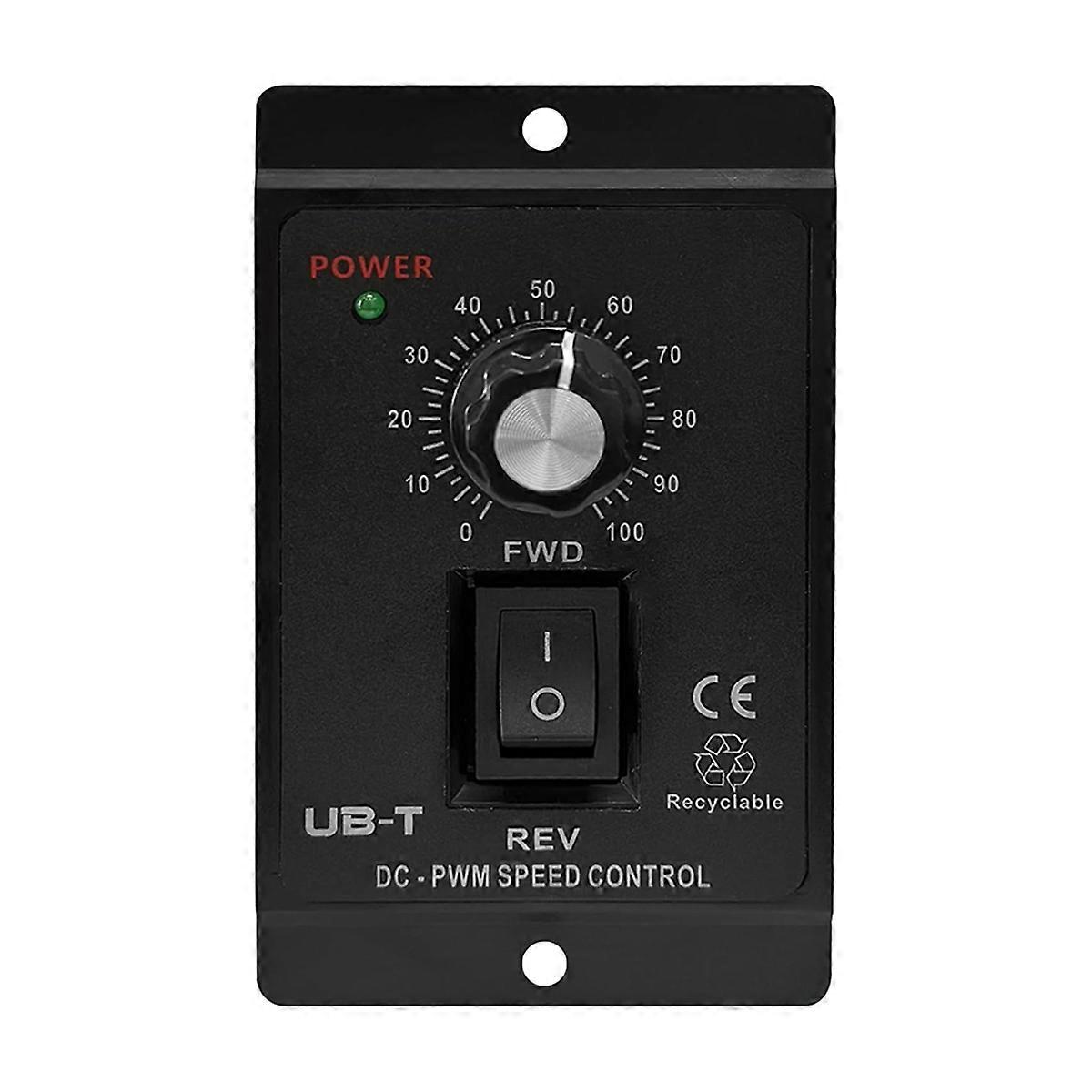 DC 12-60V 20A PWM Brush Motor Speeds Controller, DC Motor Speed Controller, Suitable for DC Brush Motor