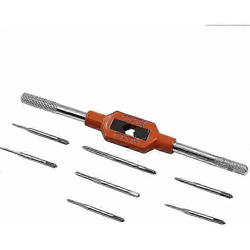 Tap and Die Set Mini Hand Screw Die Metric DIY Tool Drill Tapping Threading Kit M1.1 M1.2 M1.4 M1.6 M1.8 M2 M2.5 Adjustable with Tap Wrench M1-8 2025