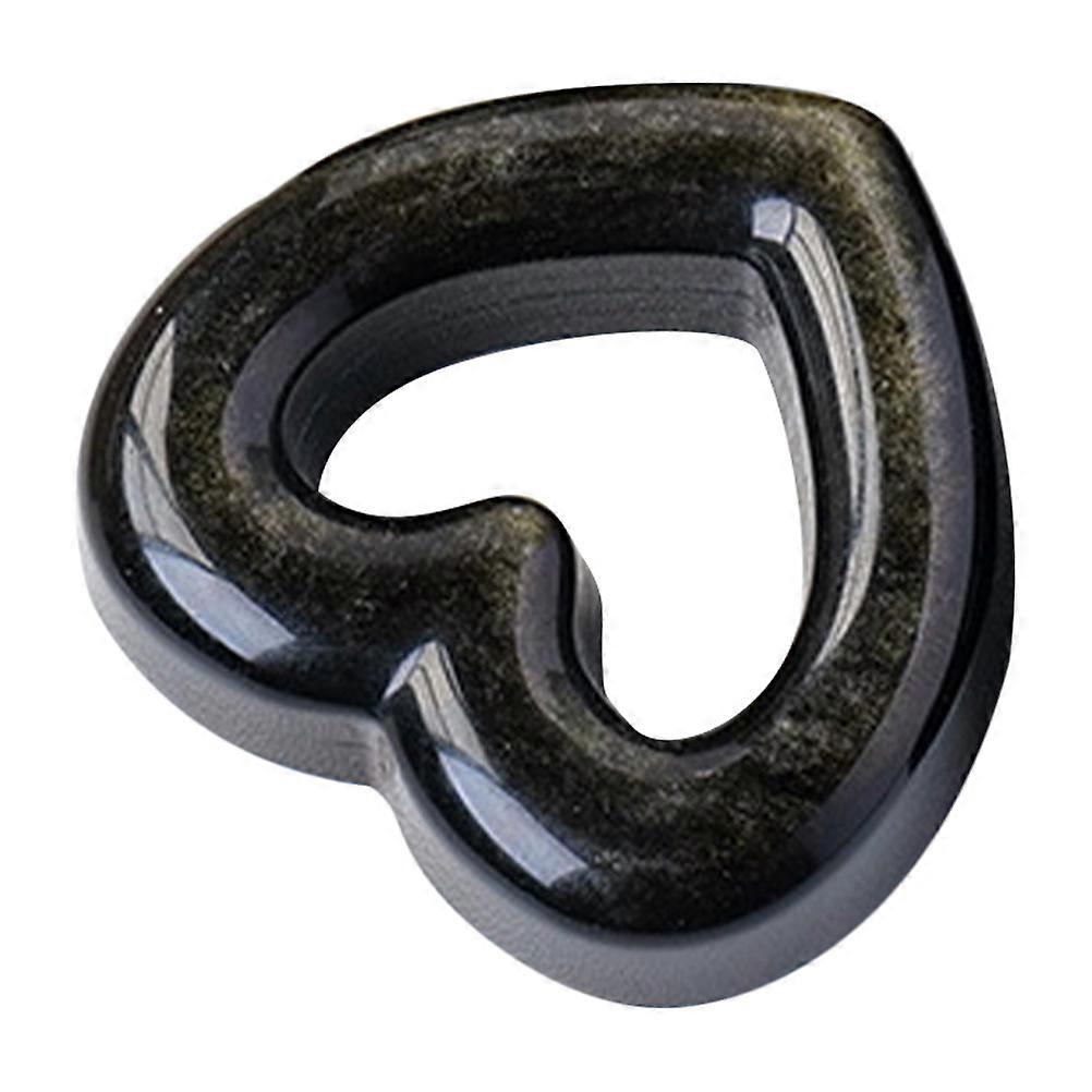 Decorative Natural Crystal Heart Stone for Decor Gift